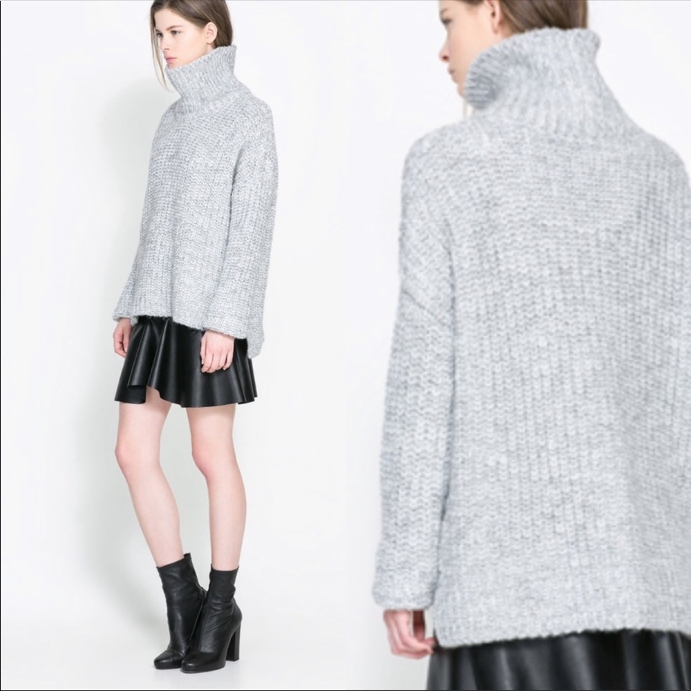 Zara Knit Gray Sweater